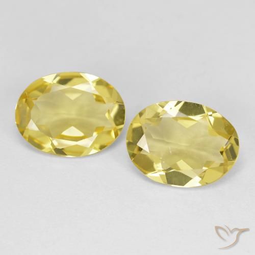 2.68ctw Naturale Giallo di Digione Berillo dorato, Ovale, VVS-VS