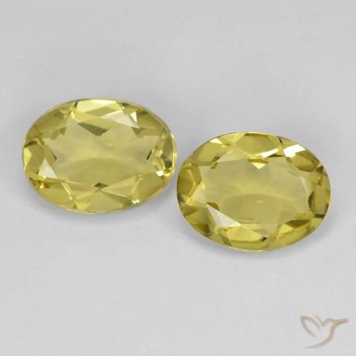 2.90ctw Naturale Giallo di Digione Berillo dorato, Ovale, VS