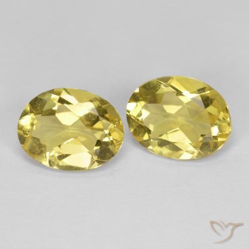 Gemme di Berillo dorato Giallo Toscana naturale da 2.06 ct, Ovale, VS