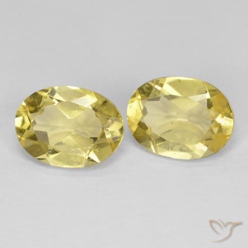 Gemme di Berillo dorato Giallo Toscana naturale da 2.31 ct, Ovale, VS