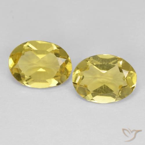 Gemme di Berillo dorato Giallo Toscana naturale da 2.16 ct, Ovale, VS