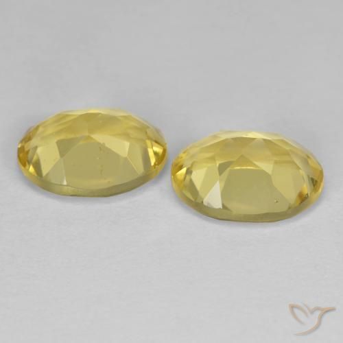 Gemme di Berillo dorato Giallo Toscana naturale da 2.43 ct, Ovale, VS