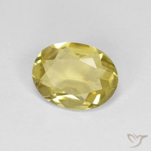 Berillo dorato Giallo dorato chiaro naturale da 1.07 ct, Ovale, VS