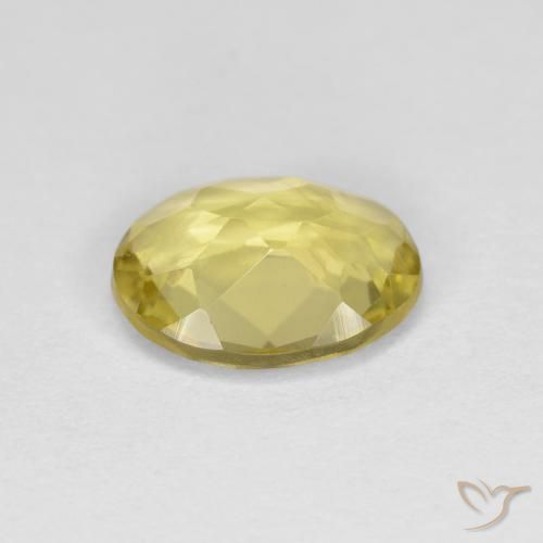 Berillo dorato Giallo dorato chiaro naturale da 1.07 ct, Ovale, VS