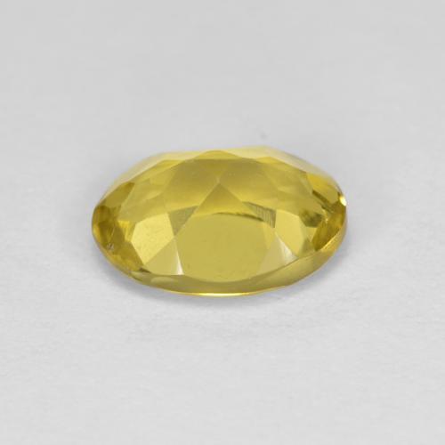 Berillo dorato Giallo chiaro naturale da 1.18 ct, Taglio ovale, VS
