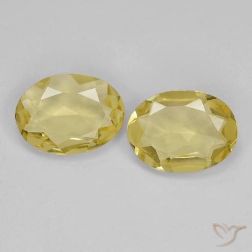 1.84ctw Naturale Giallo dorato chiaro Berillo dorato, Ovale, VVS-VS