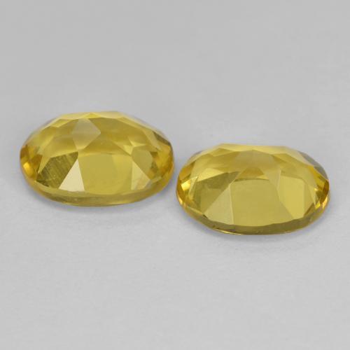 Gemme di Berillo dorato Oro chiaro naturale da 2.53 ct, Taglio ovale, VS