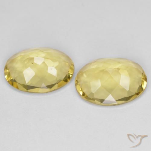 Gemme di Berillo dorato Giallo Toscana naturale da 3.70 ct, Ovale, VVS-VS