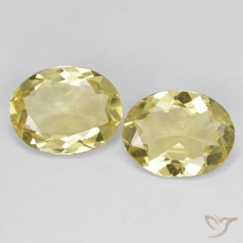 3.87ctw Naturale Giallo Toscana Berillo dorato, Ovale, VVS-VS