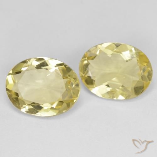 Gemme di Berillo dorato Giallo Toscana naturale da 3.87 ct, Ovale, VVS-VS