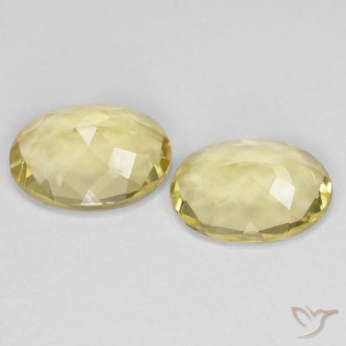Gemme di Berillo dorato Giallo Toscana naturale da 3.87 ct, Ovale, VVS-VS