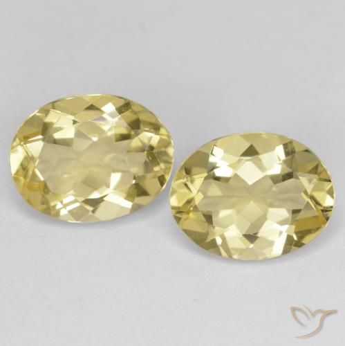 Gemme di Berillo dorato Giallo Toscana naturale da 4.36 ct, Ovale, VVS-VS