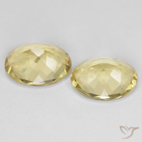 Gemme di Berillo dorato Giallo Toscana naturale da 4.36 ct, Ovale, VVS-VS