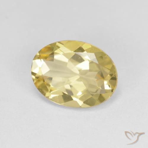 Berillo dorato Giallo Toscana naturale da 2.02 ct, Taglio ovale, VVS