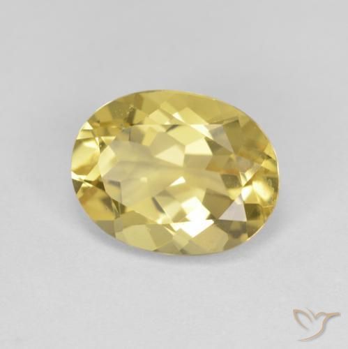 Berillo dorato Giallo Toscana naturale da 2.32 ct, Ovale, VS