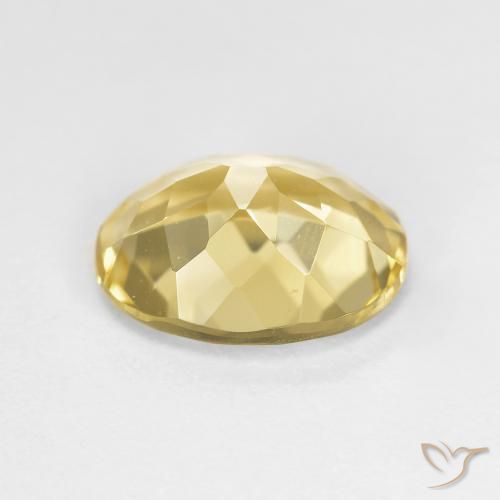 Berillo dorato Giallo dorato chiaro naturale da 2.51 ct, Ovale, VVS