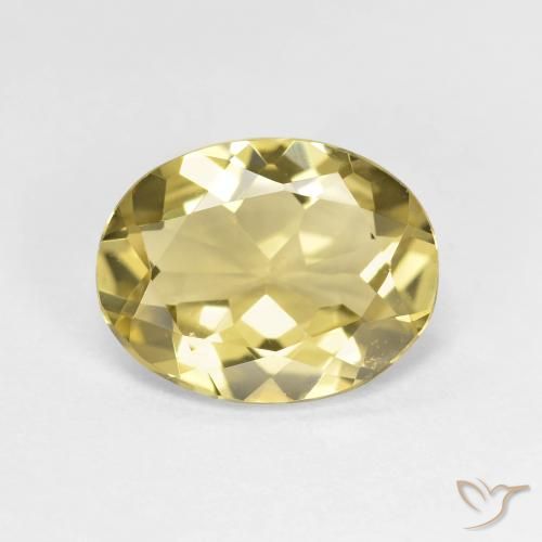 1.91ct Naturale Giallo Toscana Berillo dorato, Ovale, VVS