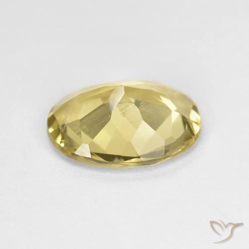 Berillo dorato Giallo Toscana naturale da 1.91 ct, Ovale, VVS