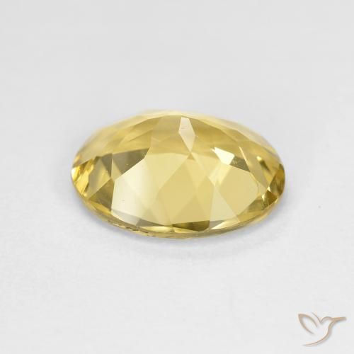 Berillo dorato Giallo chiaro naturale da 1.99 ct, Ovale, VVS-VS