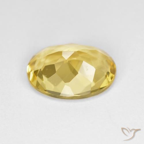 Berillo dorato Giallo chiaro naturale da 2.19 ct, Ovale, VVS-VS