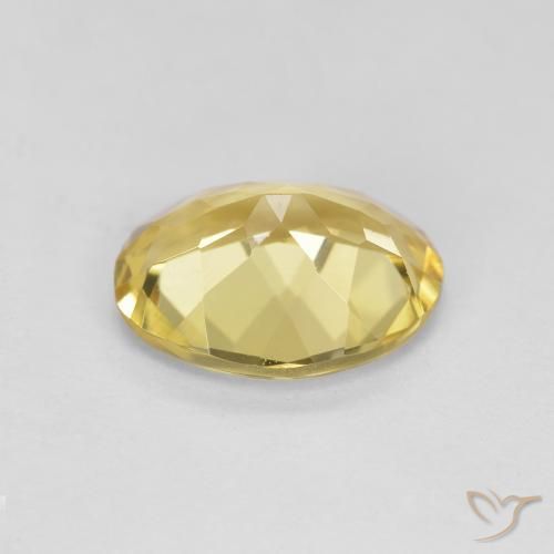 Berillo dorato Giallo chiaro naturale da 2.31 ct, Ovale, VVS