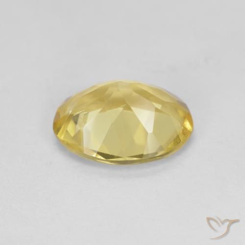 Berillo dorato Giallo chiaro naturale da 2.08 ct, Ovale, VVS-VS
