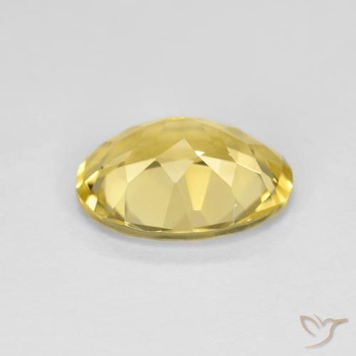 Berillo dorato Giallo dorato chiaro naturale da 2.04 ct, Ovale, VVS-VS