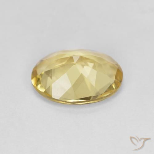 Berillo dorato Oro chiaro naturale da 2.18 ct, Ovale, VS