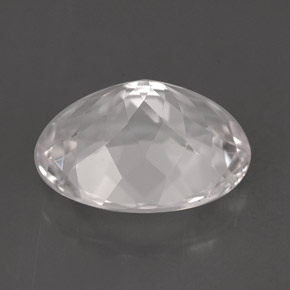 Goshenite naturale bianco da 5,55 ct, taglio ovale, VVS-VS