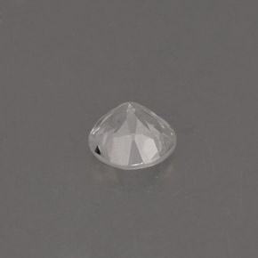Goshenita Bianco naturale da 0.42 ct, Taglio rotondo, VS