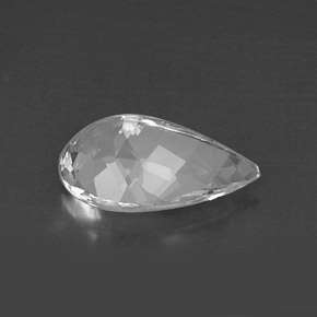 Goshenite naturale bianco da 5,15 ct, taglio a pera, VVS-VS