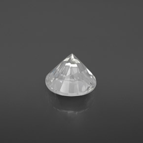 Goshenite naturale bianco da 2,78 ct, taglio rotondo, VVS-VS