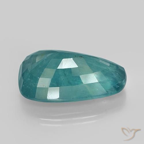 Grandidierite Verde acqua scuro naturale da 27.85 ct, Taglio a fantasia, SI