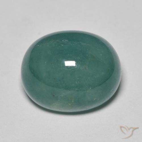 11.74ct Naturale Verde blu Grandidierite, Ovale, Traslucido