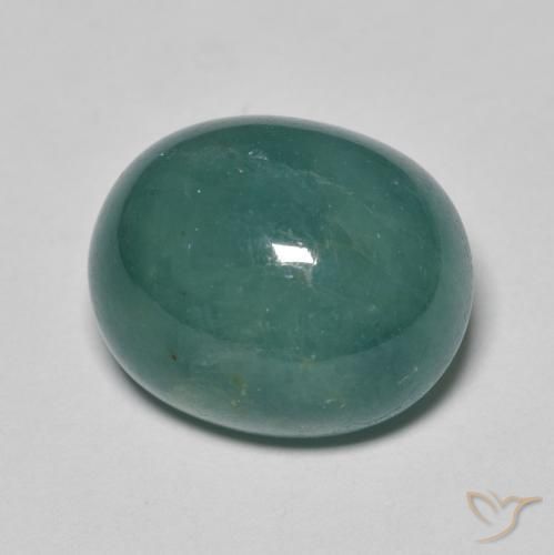 Grandidierite Verde blu naturale da 11.74 ct, Ovale, Traslucido