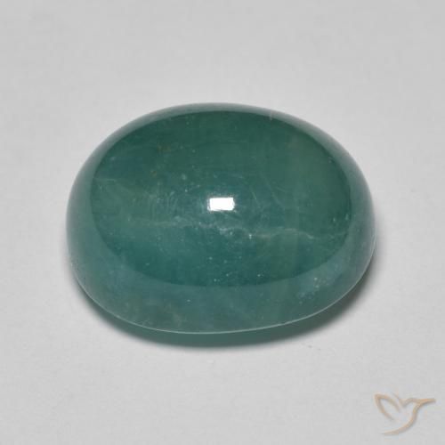 Grandidierite Verde blu naturale da 11.74 ct, Ovale, Traslucido