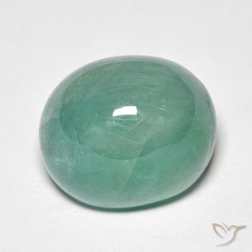 11.06ct Naturale Medium Dark Green-Blue Grandidierite, Ovale, Traslucido