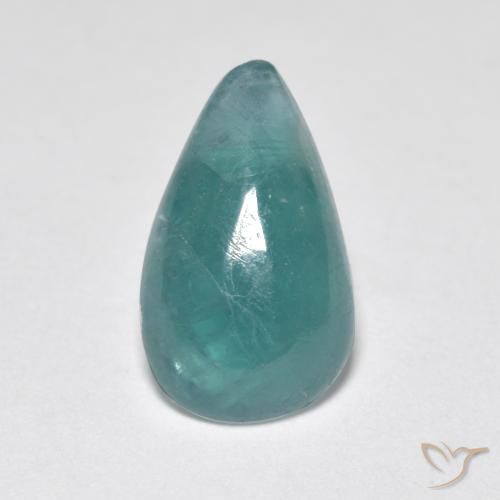 2.43ct Naturale Turchese Grandidierite, Forma a pera, Traslucido