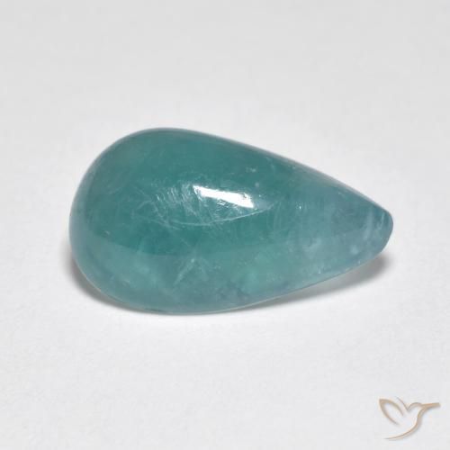 Grandidierite Turchese naturale da 2.43 ct, Forma a pera, Traslucido