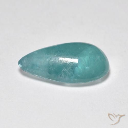 Grandidierite Turchese naturale da 2.43 ct, Forma a pera, Traslucido