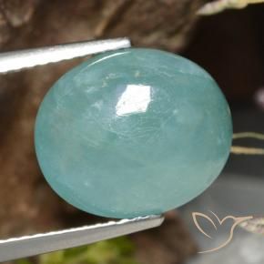 Grandidierite Blu verde naturale da 7.32 ct, Ovale, Traslucido