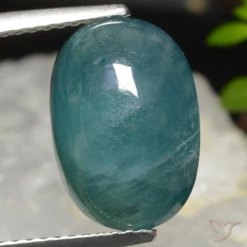5.05ct Naturale Blu verde Grandidierite, Ovale, Traslucido