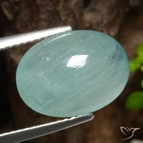 Grandidierite Blu verde naturale da 5.25 ct, Ovale, Traslucido