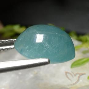 Grandidierite Verde blu scuro naturale da 5.96 ct, Ovale, Traslucido