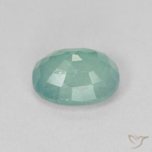Grandidierite Blu verde naturale da 1.77 ct, Ovale, VS-SI