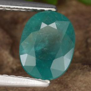 Grandidierite Verde bluastro naturale da 1.32 ct, Taglio ovale, VS-SI