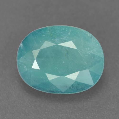 Grandidierite Azzurro verde chiaro naturale da 2.81 ct, Taglio ovale, VS-SI