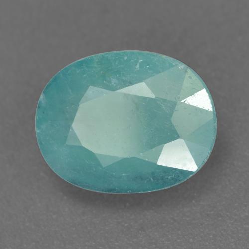 Grandidierite Azzurro verde chiaro naturale da 2.81 ct, Taglio ovale, VS-SI