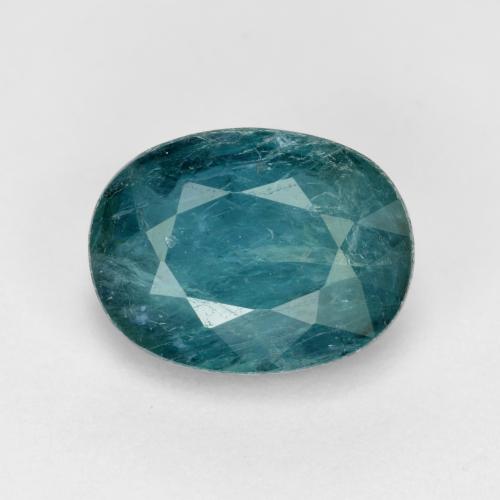 Grandidierite Blu brillante verde naturale da 2.16 ct, Taglio ovale, VS-SI
