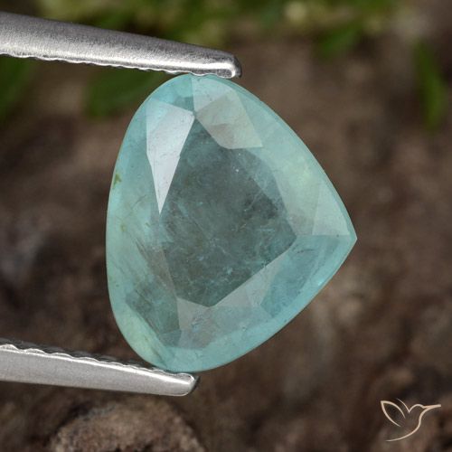 Grandidierite Blu elettrico naturale da 1.80 ct, Forma a pera, VS-SI